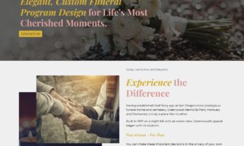Evergent Grace | Funeral services Google Site Theme