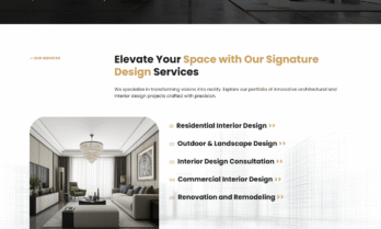 Verdro Interiors | Architecture Interior Design Google Site Theme
