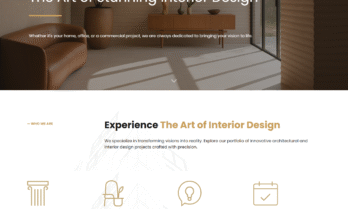 Verdro Interiors | Architecture Interior Design Google Site Theme